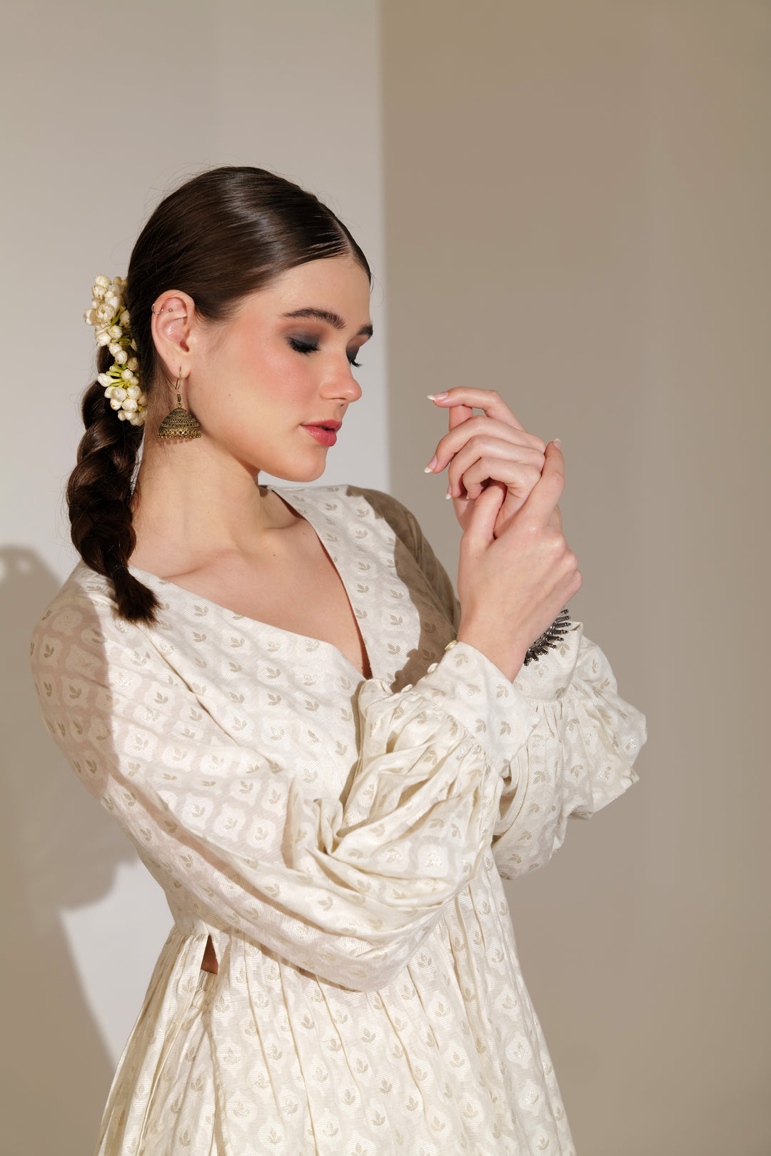 SOPHISTICATED HIGH VOLUME KURTA PLAZZOO SET