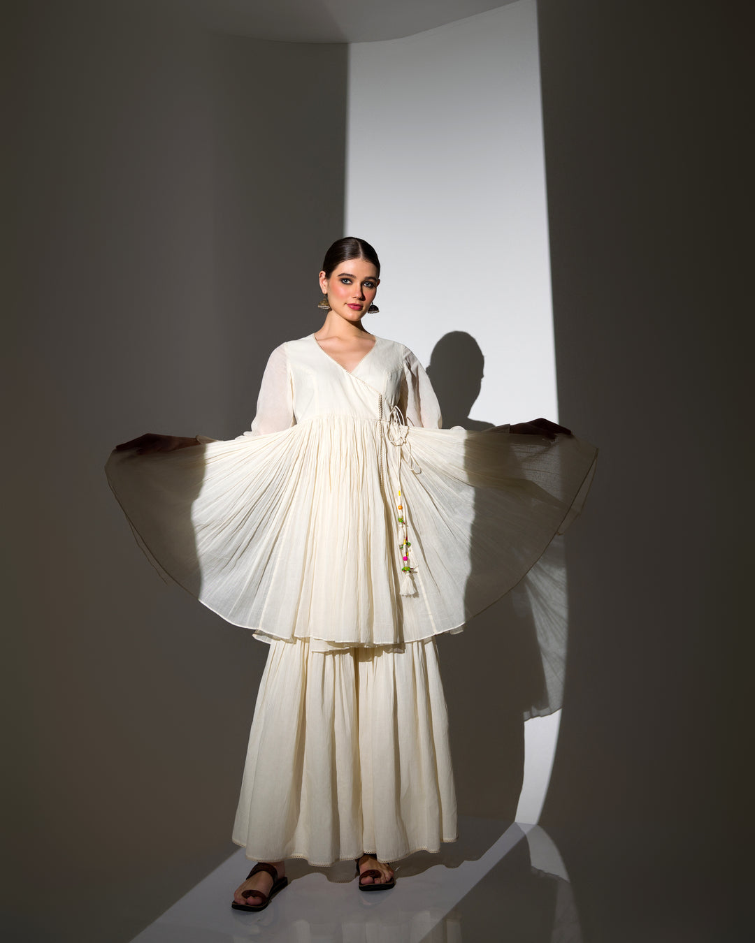 ANGRAKHA KURTA SHARARA SET