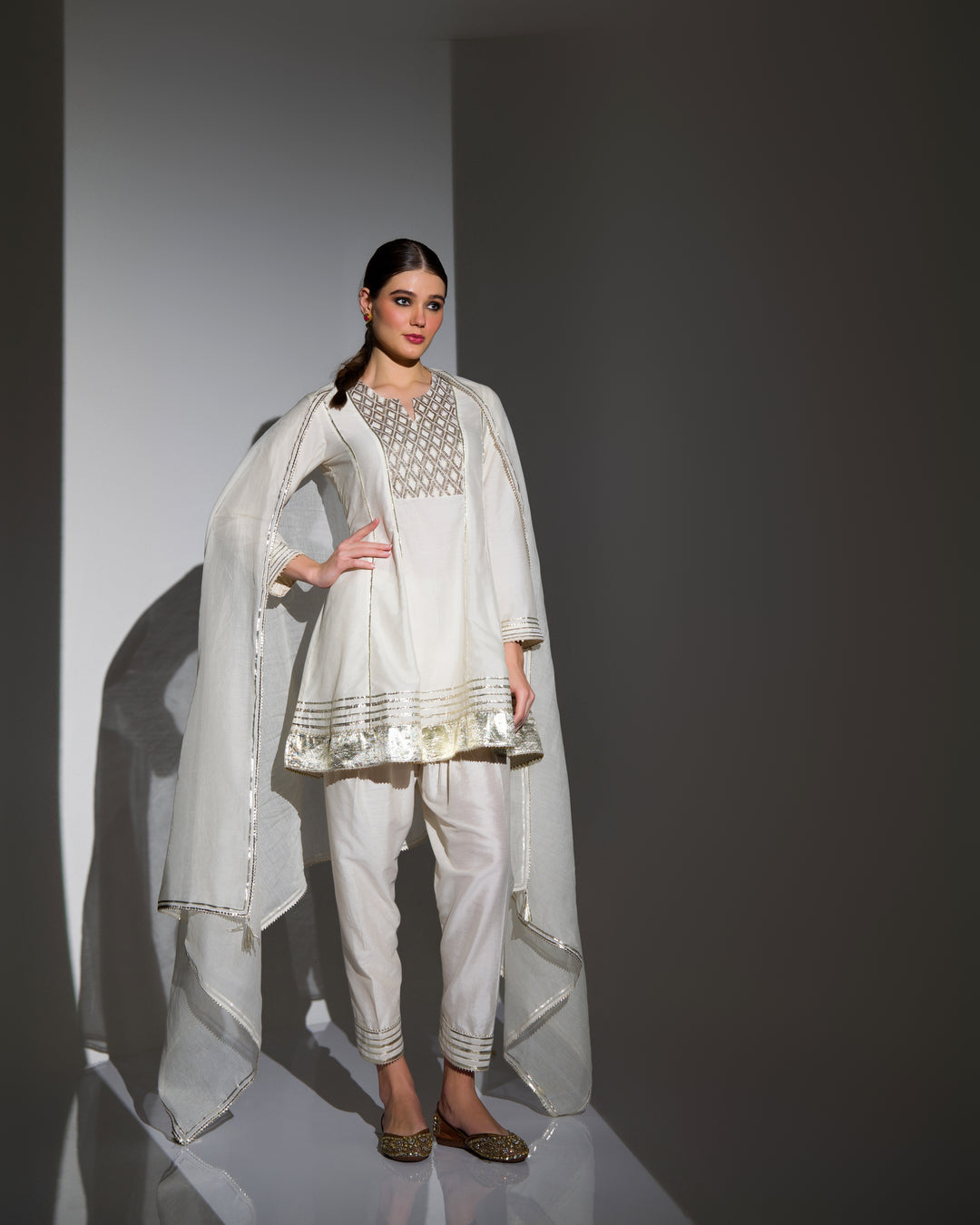 TRADITIONAL SHORT KALIDAR SET