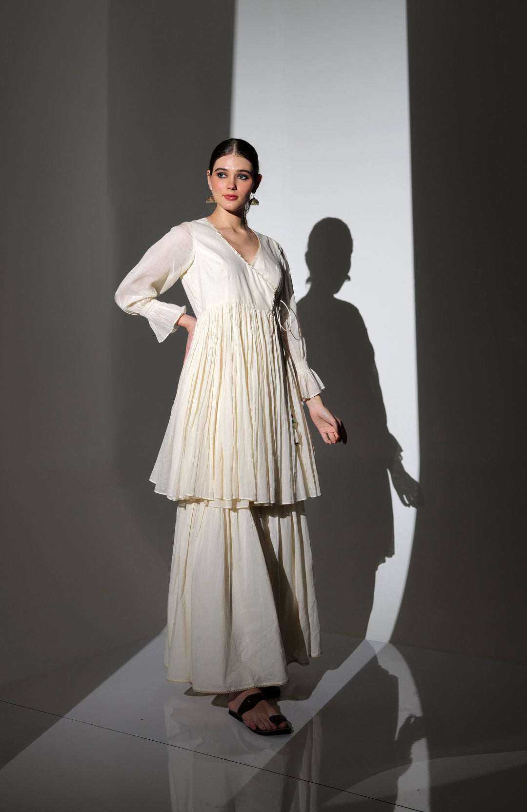 ANGRAKHA KURTA SHARARA SET