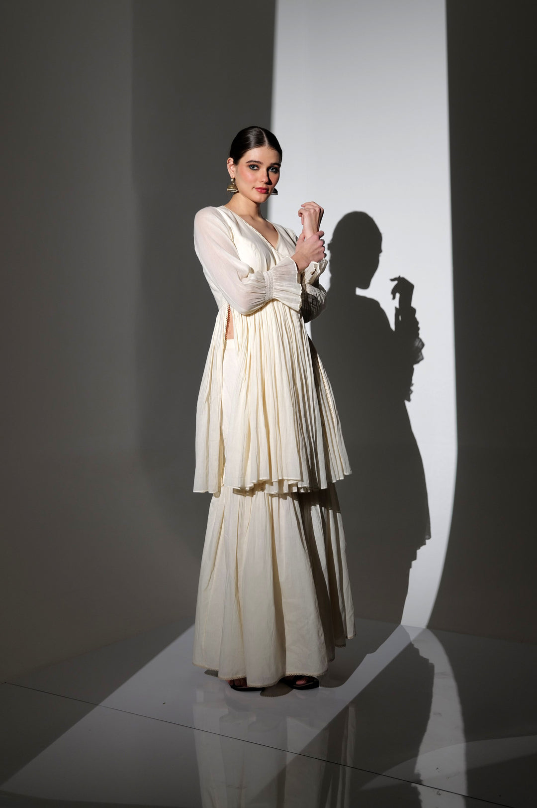 ANGRAKHA KURTA SHARARA SET