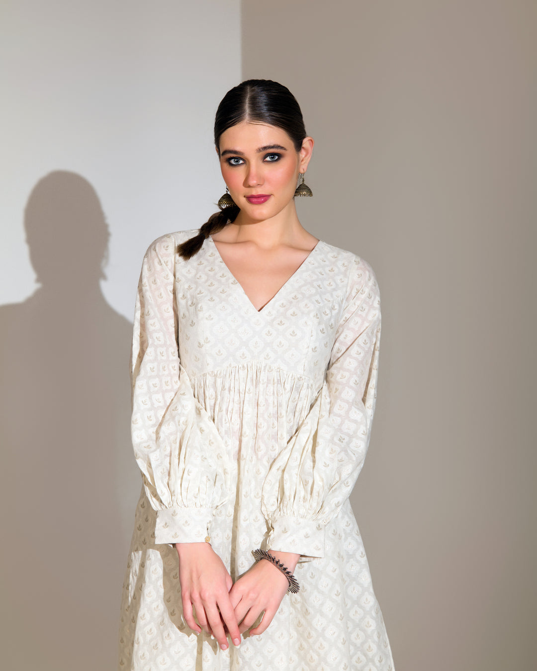 SOPHISTICATED HIGH VOLUME KURTA PLAZZOO SET