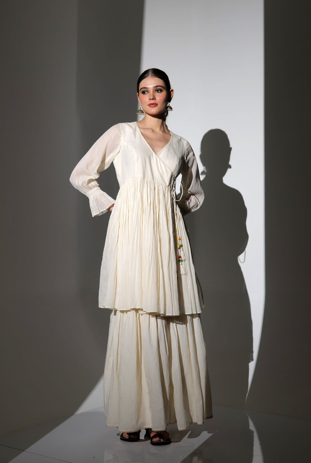 ANGRAKHA KURTA SHARARA SET