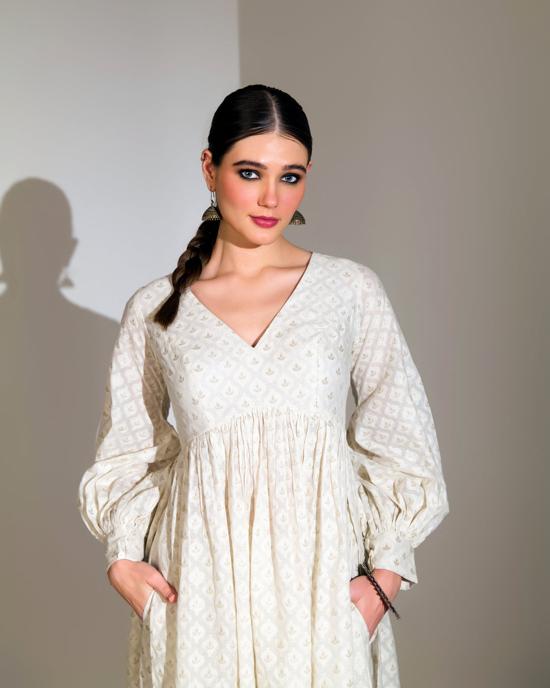 SOPHISTICATED HIGH VOLUME KURTA PLAZZOO SET
