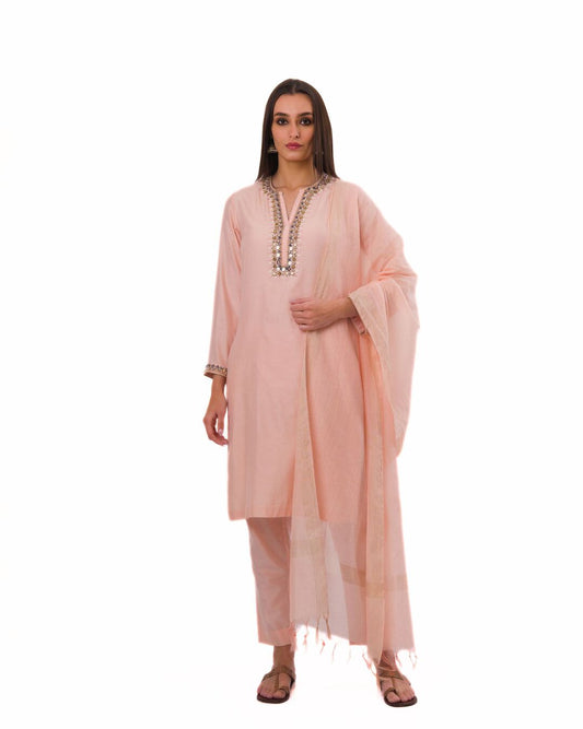 FLORID JEWELLED HAND CRAFTED KURTA SET