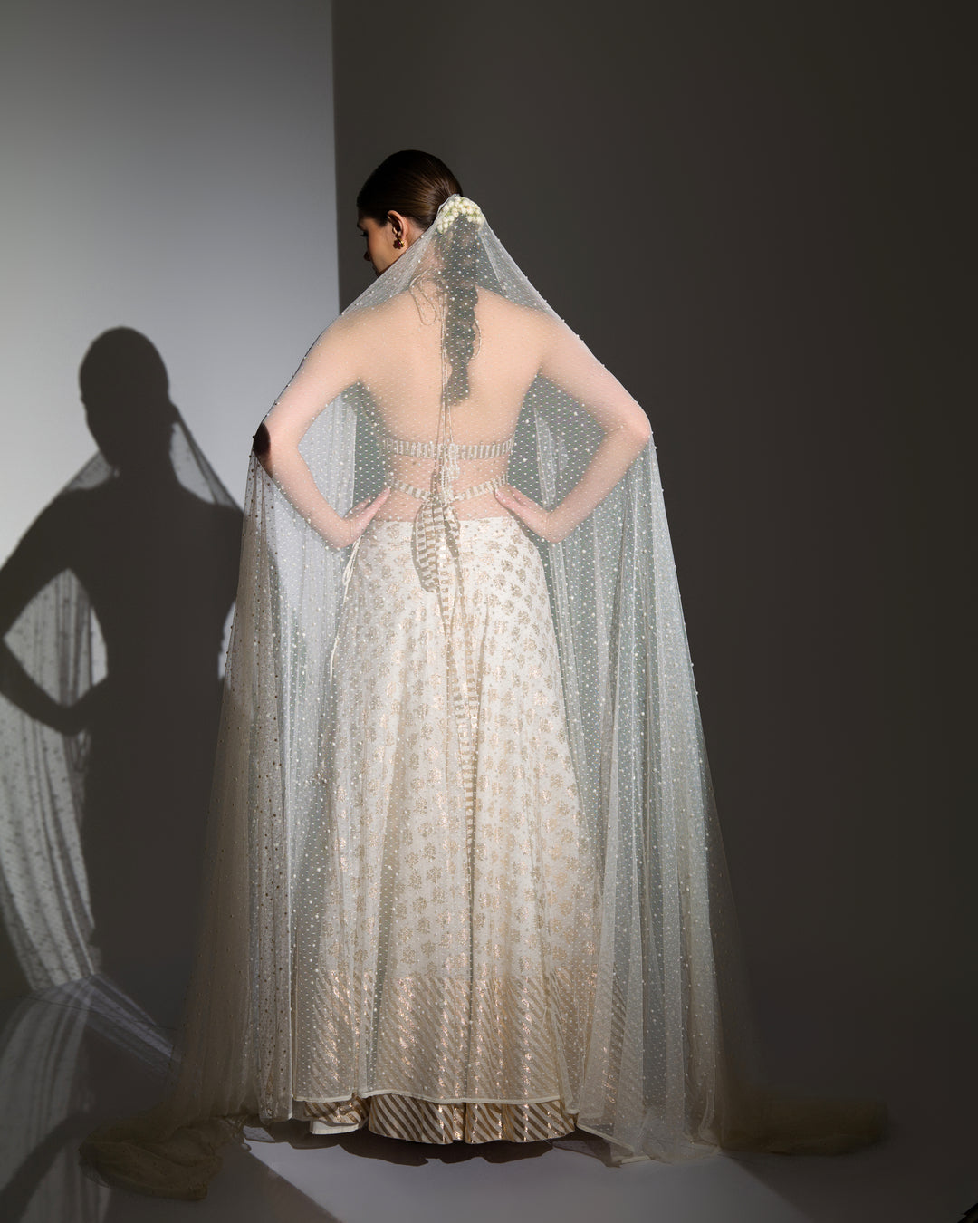 POWER OF PEARLS STATEMENTAL LEHENGA SET
